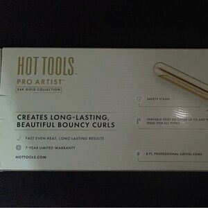 Hot Tools 1” Marcel Curling Iron 24k Gold Collection